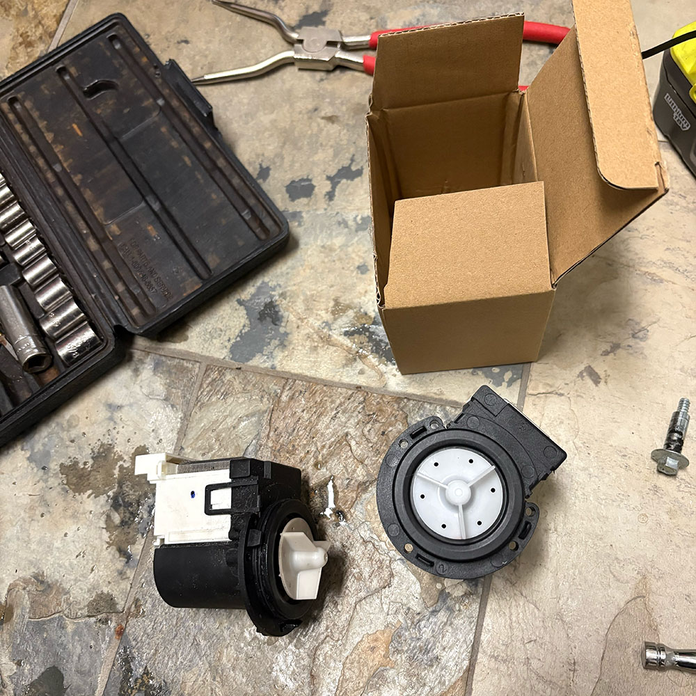 LG Washer OE Error, Replaced Pump