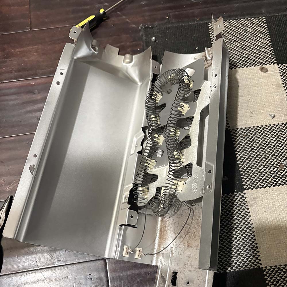A local customer in Katy, TX, contacted us after noticing their Samsung dryer was running through full cycles but producing no heat.