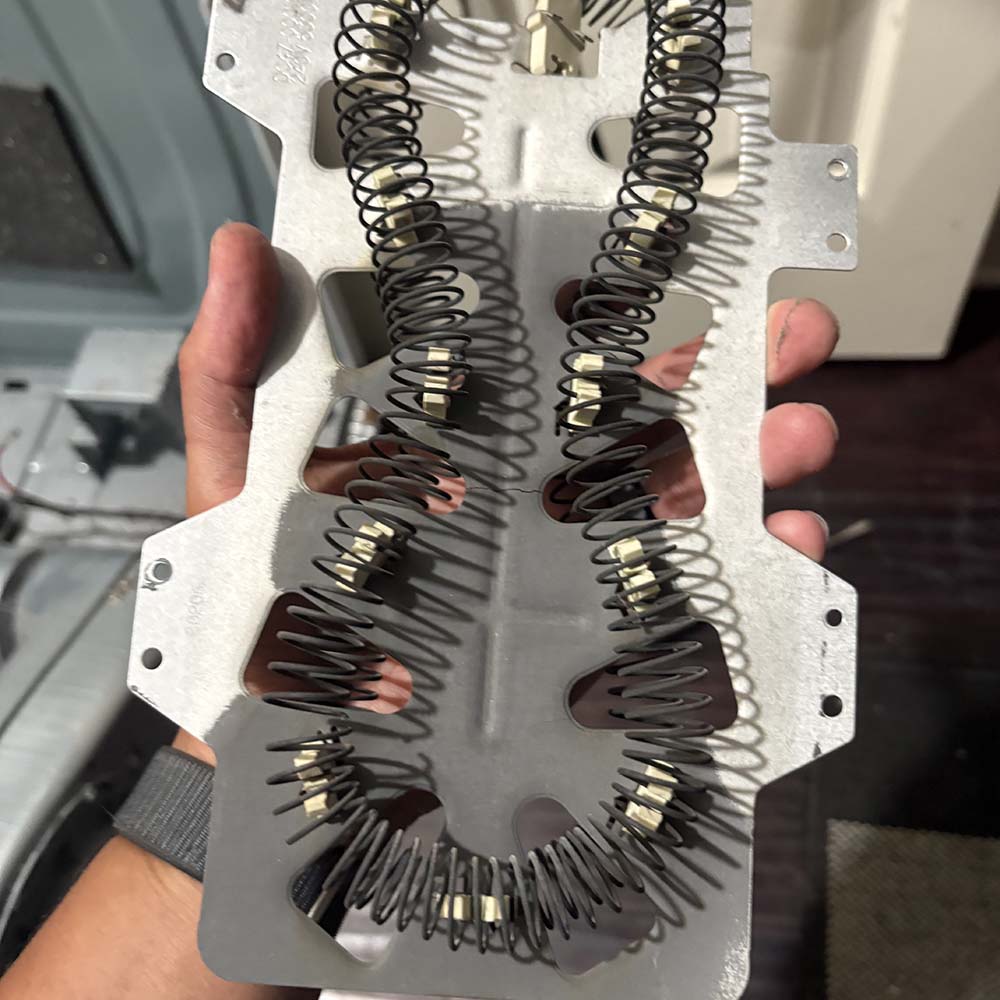 A local customer in Katy, TX, contacted us after noticing their Samsung dryer was running through full cycles but producing no heat.