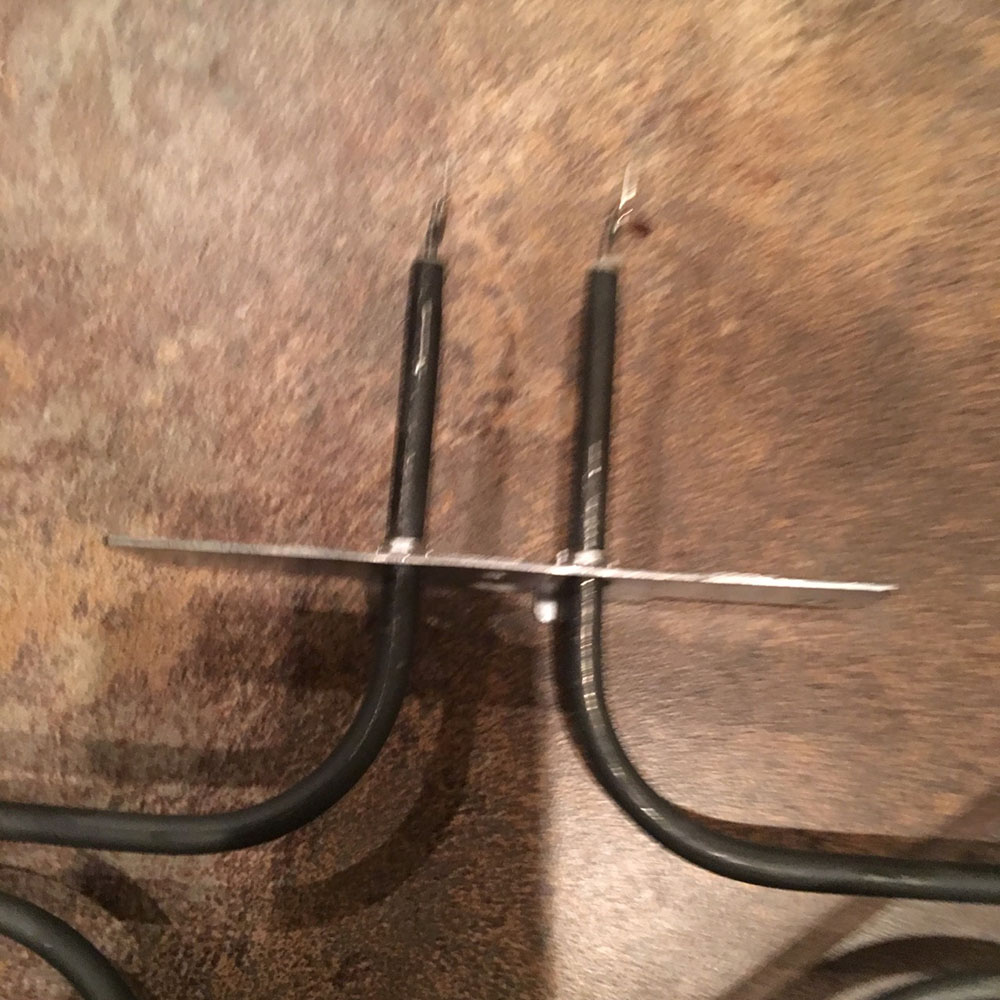 Heating oven element replacement