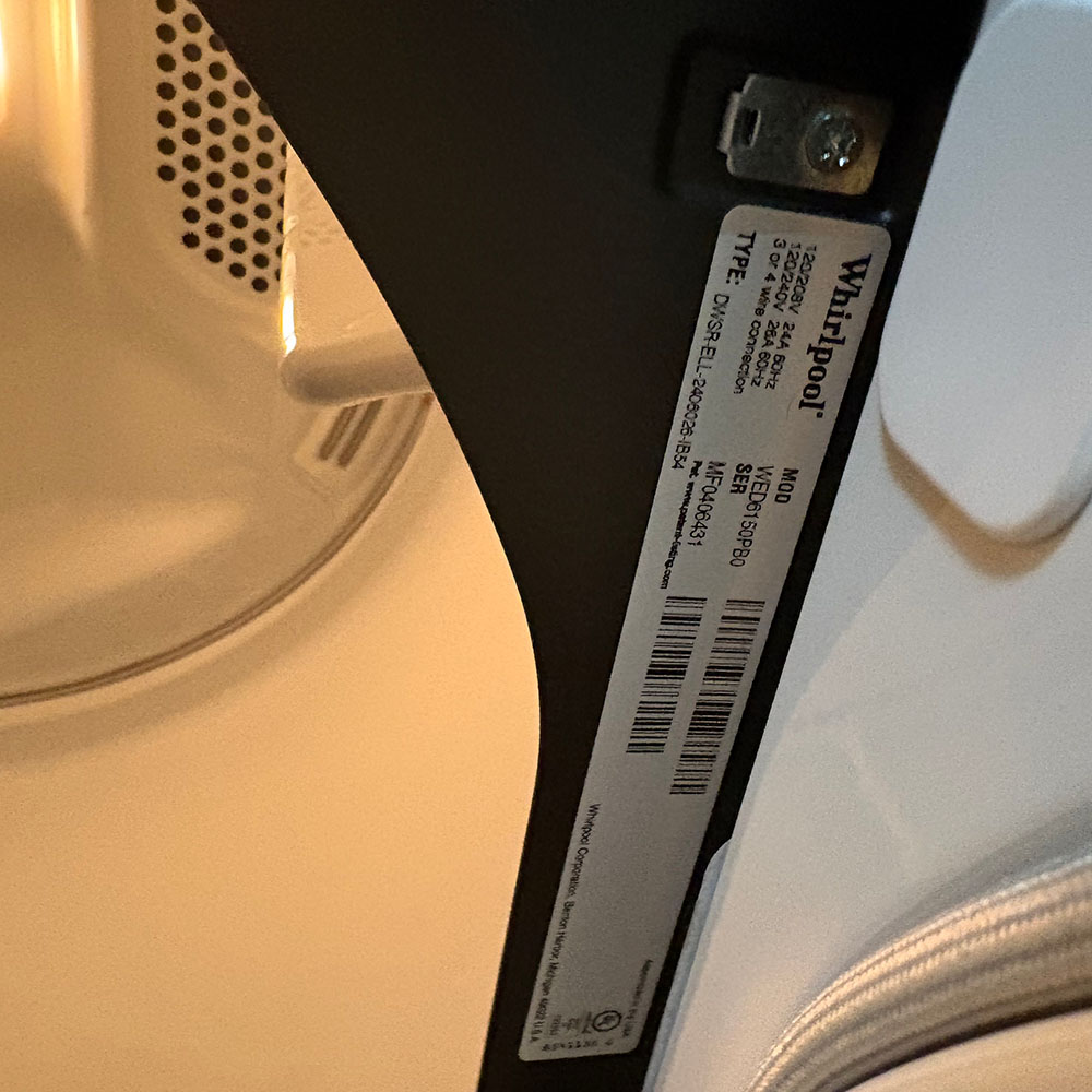 Removing Lint from Whirlpool Dryer